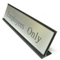 Traditional Desk Easel Name Plate w/Holder (8")